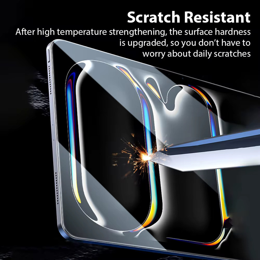 2 Stück Gehärtetes Glas Displayschutzfolie für Apple iPad Pro, Air und Mini, transparente Vollabdeckung mit 9H Härtegrad - Bild 4