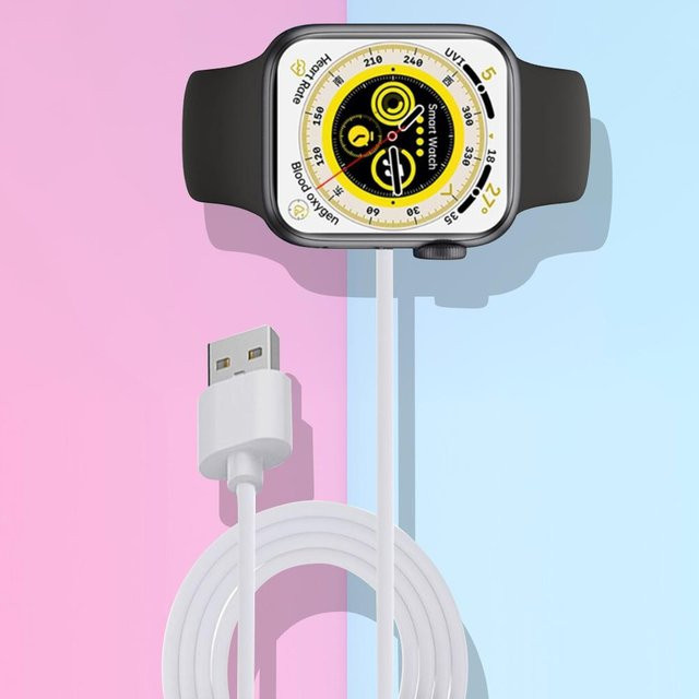 Bai Fen Bai-Digital 3C USB-Smartwatch-Ladekabel für S8 Pro, DT3 und S8 PRO MAX, 5V, Grau - Bild 1