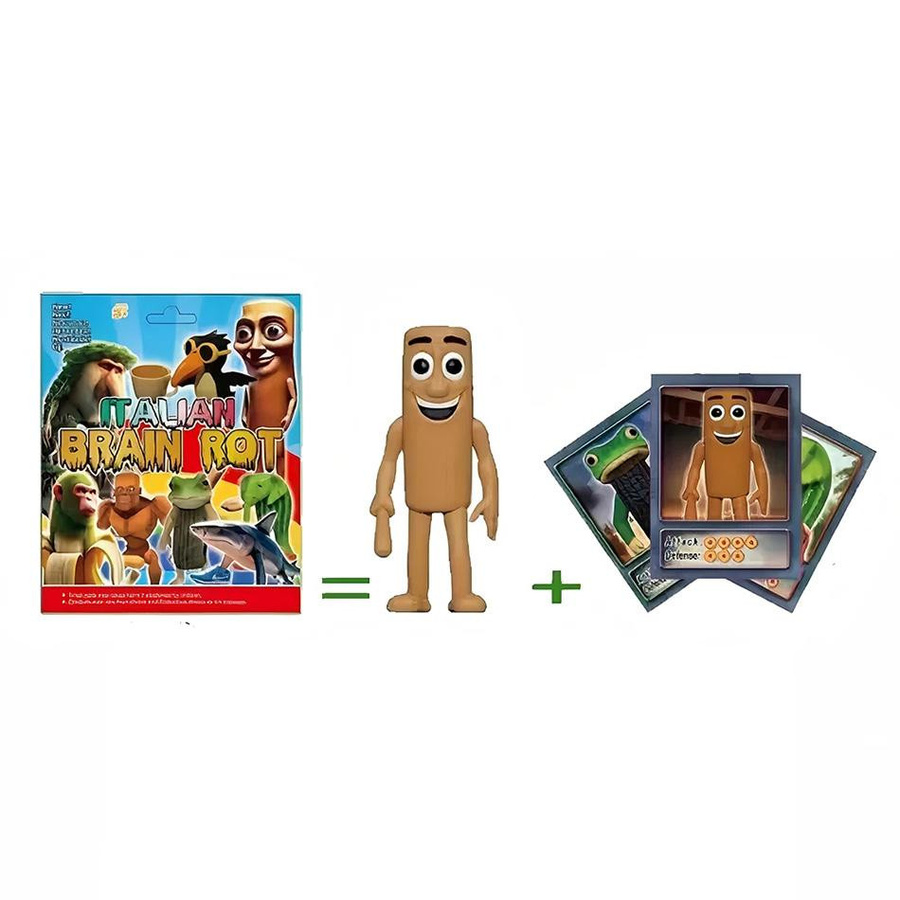 Yiran toy 1 Tung Tung Sahur Figur Puppe Schreibtischdekoration - Bild 2