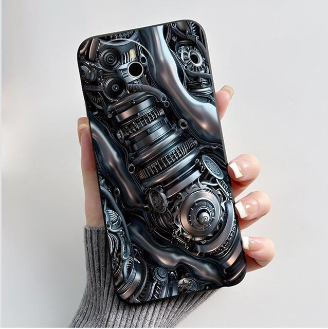 Schutzhülle aus weichem TPU Silikon für Blackview Oscal Tiger 12 und Tiger 13 in Grau - Bild 1