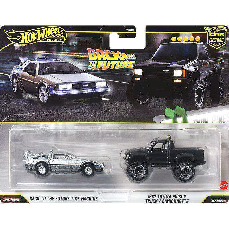 Hot Wheels Zurück in die Zukunft, Spielzeugautos, 2er-Pack - Bild 3