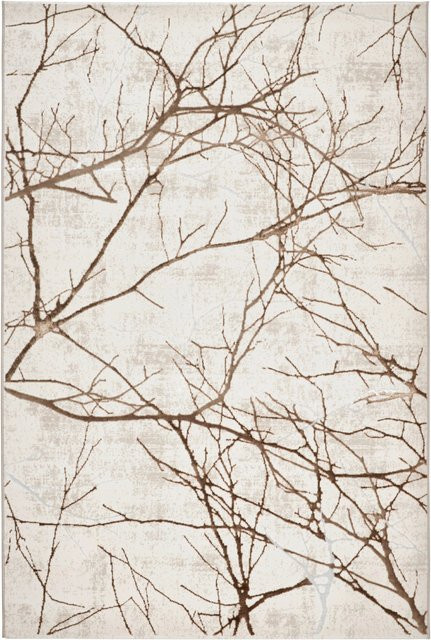 Mömax Webteppich Creation in Grau und Beige, rechteckig mit abstraktem Design, B/T: 80 x 150 cm - Bild 1