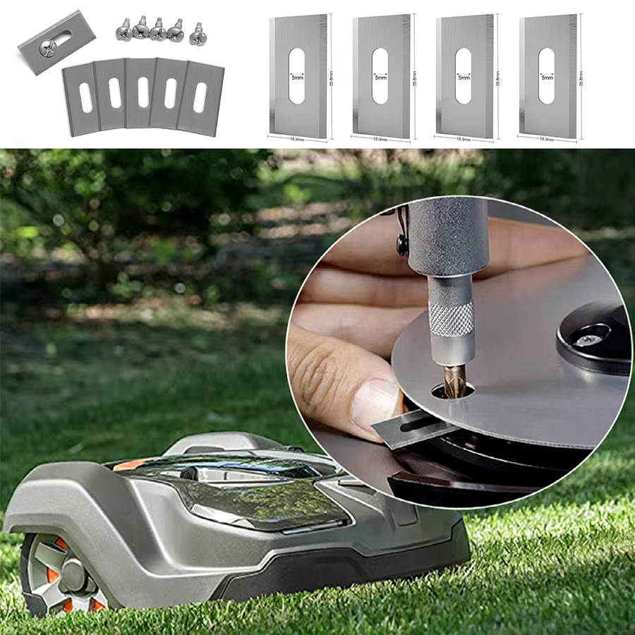 30 Stück Husqvarna Ersatzklingen für Automower und Gartenroboter in Silber - Bild 2