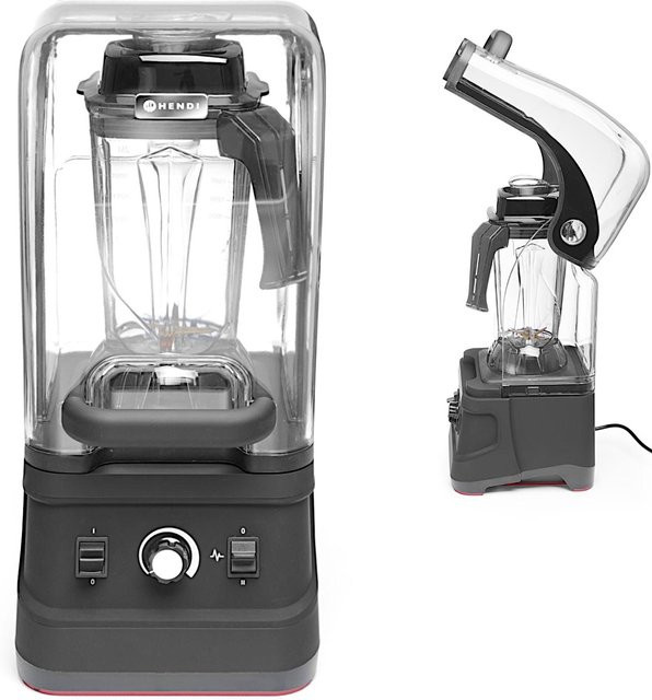 Hendi Barkeeper-Mixer mit schallgedämmtem Gehäuse und BPA-freiem 2,5 l Krug in Schwarz, 1680 W - Bild 1
