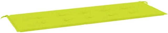 vidaXL Gartenbank-Auflage aus Oxford-Gewebe in Grün, B: 150 cm, T: 50 cm, H: 3 cm - Bild 1