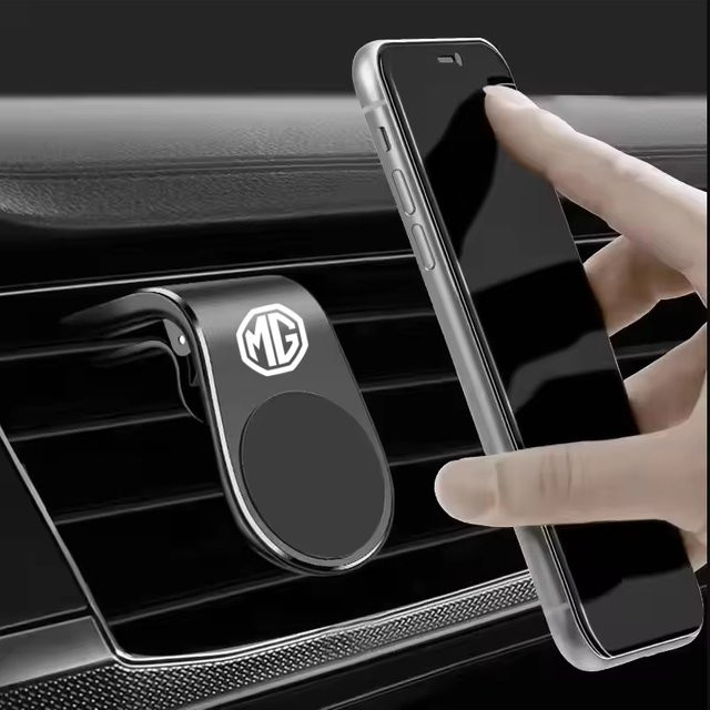 Magnetischer Handyhalter aus Metall in Schwarz für Morris Garages MG ZS GS MG5 MG3 TF Hector HS - Bild 1