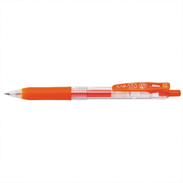 ZEBRA Sarasa Gel-Stift mit Clip, 0,5 mm, Rot-Orange - Bild 1
