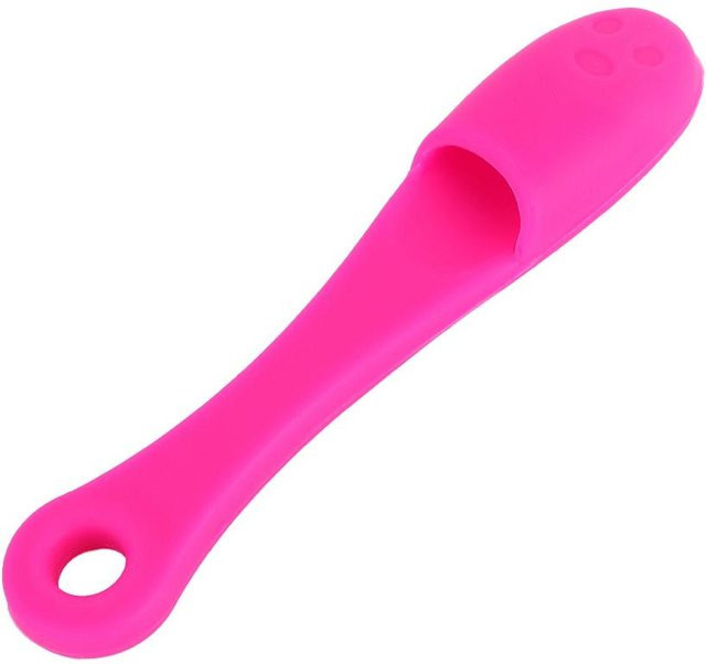 TOMTOP JMS Silikon Gesichtsreinigungs-Fingerbürste, Dunkles Rosenrot, Unisex - Bild 1