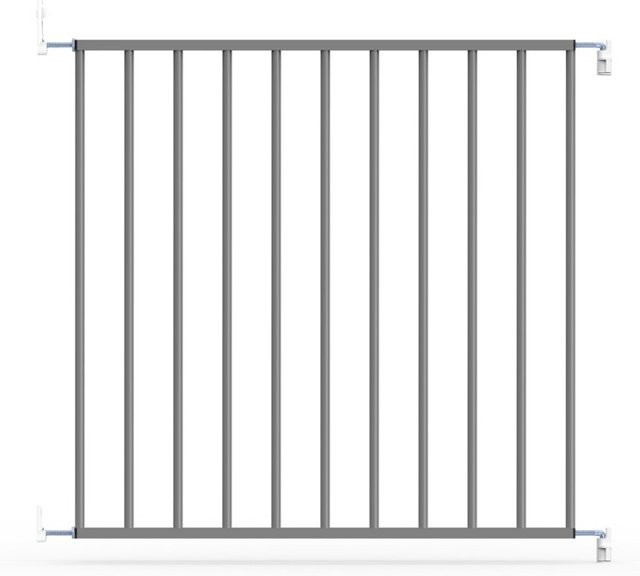 Geuther Metall Türschutzgitter Paula in Grau für Türen von 72 cm bis 79 cm - Bild 1
