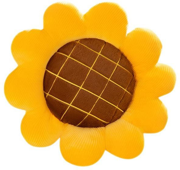 Yiran Health & Beauty Sonnenblumen Plüschkissen, Gelb - Bild 1