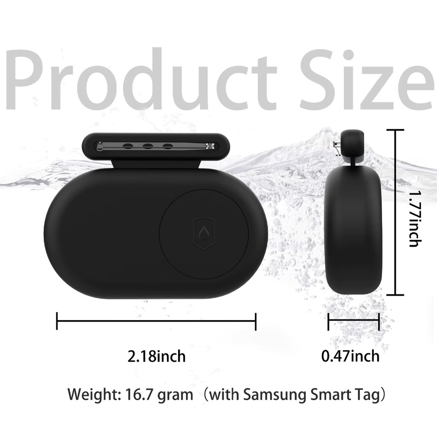 Wasserdichte Silikon-Hülle für Samsung Galaxy SmartTag 2 von FancyWrist als Anti-Verlust-Schutz und Halter für Hundehalsbänder - Bild 4