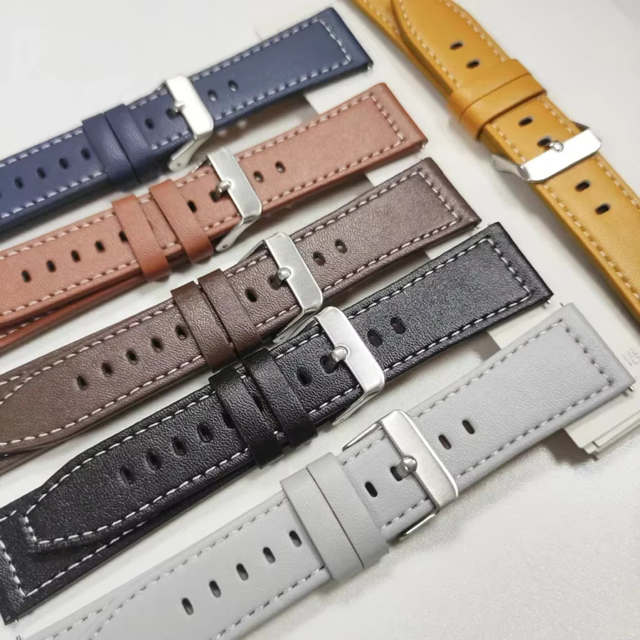 Huami Uhrenarmband Leder, Herren und Damen - Bild 2