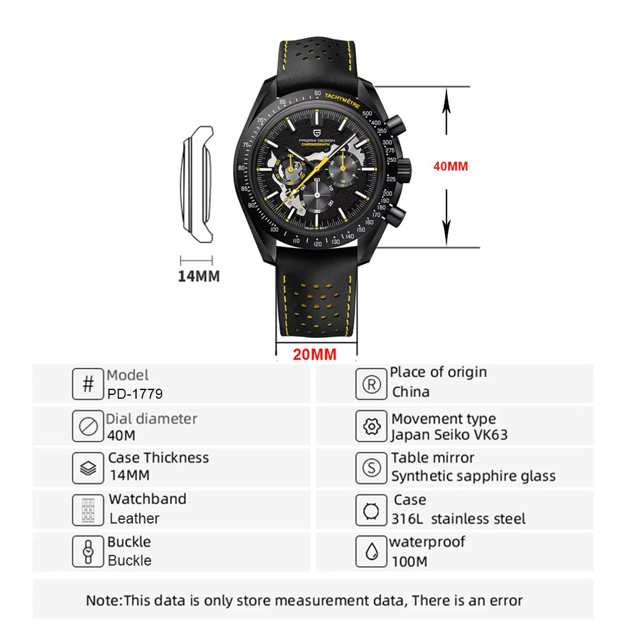 Pagani Design Chronograph, Quarz, Herren - Bild 6