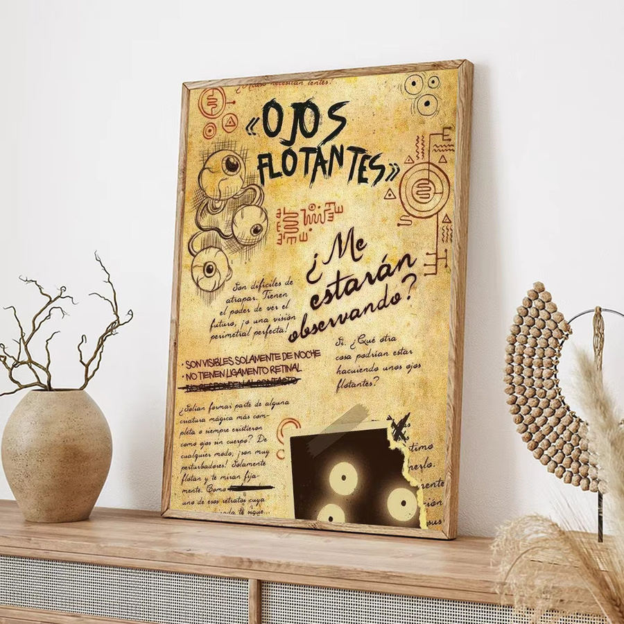D-Diario Gravity Falls Poster HD Kunstdekoration Vintage Mehrfarbig B: 15 cm, H: 10 cm - Bild 3