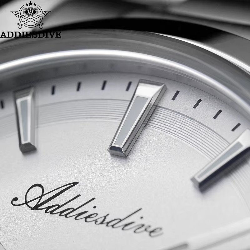ADDIESDIVE Armbanduhr, Quarz, Edelstahl, Silber, Herren - Bild 4