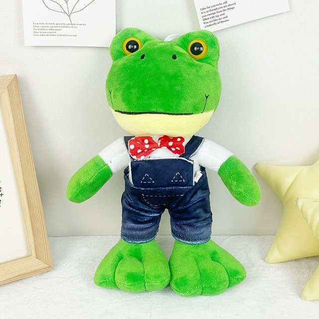 Yiran toy Kawaii Frosch Plüschtier, Stofftier Puppe, ab 3 Jahre - Bild 1