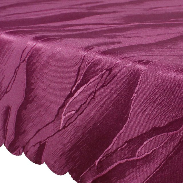 NYVI Tischdecke Jacquard Elegance in Bordeaux mit Ornamenten, B/B/H: 130 x 220 cm - Bild 1