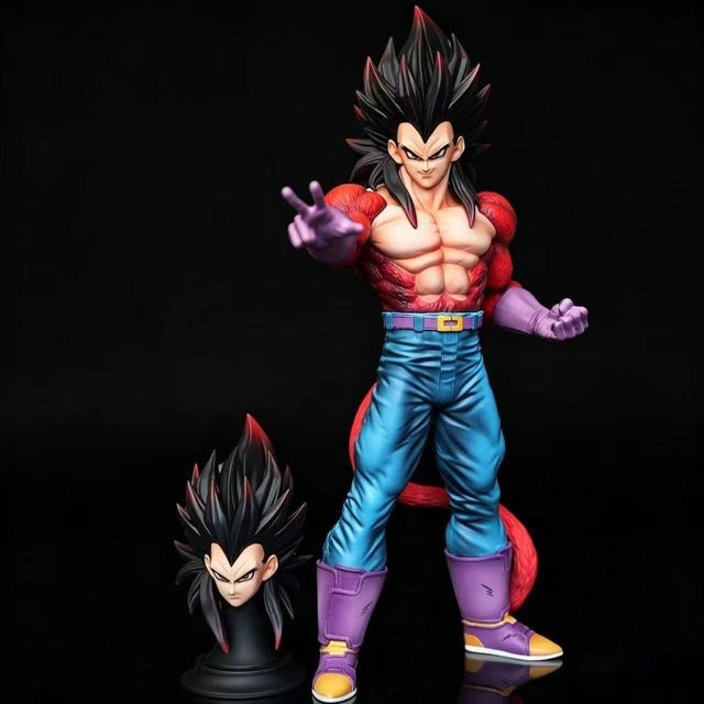 Bandai Dragon Ball Z Majin Vegeta Figur, Actionfiguren, mit austauschbaren Köpfen - Bild 1