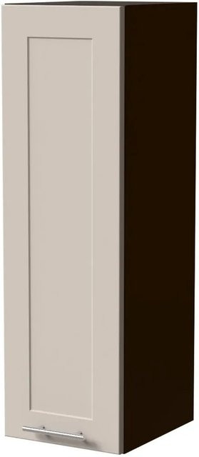 Feldmann-Wohnen Hängeschrank Oslo W4/30 in Lava und Kaschmir Matt mit Soft-Close-Türen, B/T/H: 30 x 32,5 x 96 cm - Bild 1