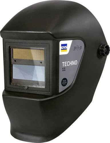 GYS Schweißerschutzhelm LCD TECHNO 11 TRUE COLOR 064997 Schwarz nach EN 166, EN 175, EN 379 - Bild 1