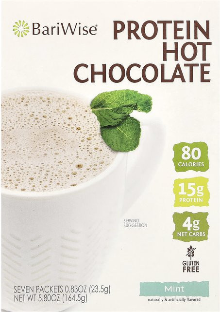 BariWise Protein Heiße Schokolade Minze 7 x 23,5 g - Bild 1