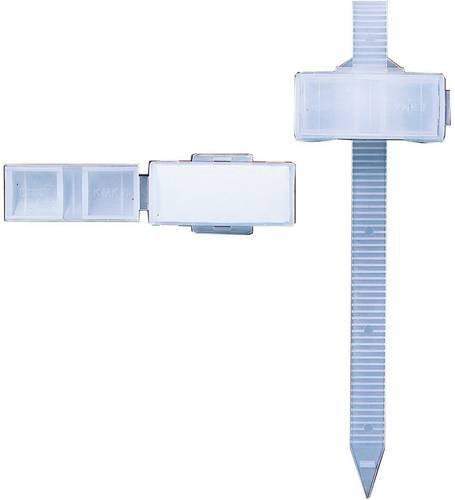 LAPP Etikettenträger KMK 4 Zeichenträger transparent, 50 Stück, Beschriftungsfläche B: 40 mm, H: 17 mm - Bild 1