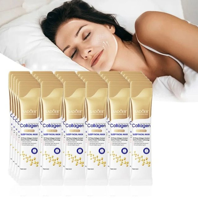 Sadoer Kollagen Schlafmaske, 4 ml, Tief Hydratisierend - Bild 1