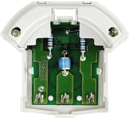 Siemens Schutzkontakt-Steckdose Delta in Weiß 5UH1300 - Bild 1