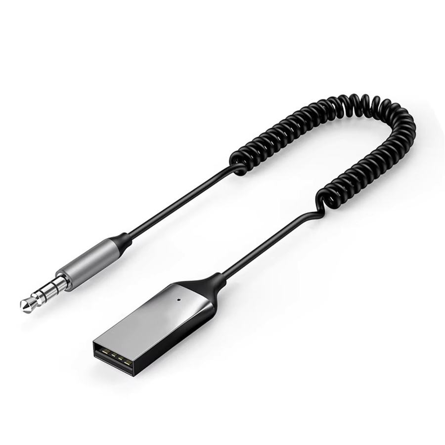 Kebidumei USB zu Bluetooth 5.0 Adapter mit 3,5mm Klinkenanschluss und eingebautem Mikrofon für dein Auto - Bild 6