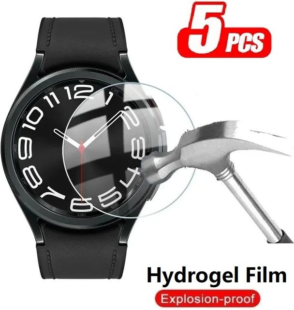 Samsung Displayschutzfolie Hydrogel, 5 Stück, Samsung Galaxy Watch Aktiv - Bild 1