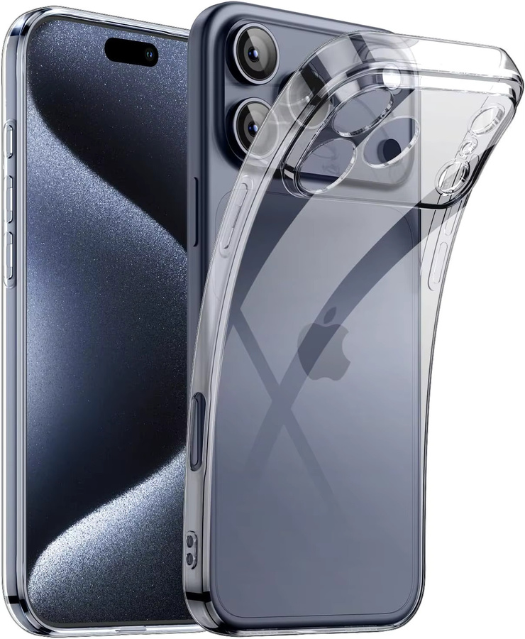 Transparente stoßfeste TPU-Schutzhülle für Apple iPhone 17 Pro Max, iPhone 17 Pro, iPhone 17 und iPhone 17 Air - Clear - Bild 5