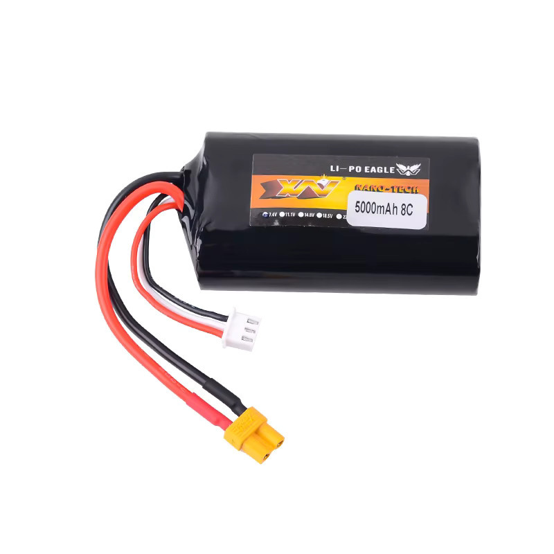 RadioMaster Li-Ion Akku 2S 7,4V 5000mAh mit XT30 Stecker in Schwarz für TX16S/TX18S Fernsteuerung Sender - Bild 3