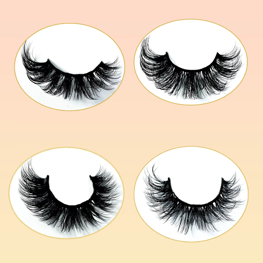 LYBCG Künstliche Nerz-Wimpern, 20 Paar, natürlich - Bild 3