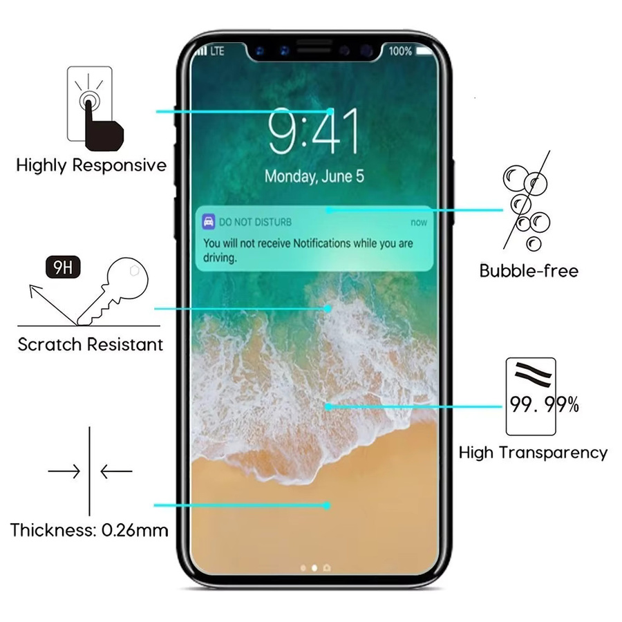 Xiaomi Panzerglas Displayschutzfolie für Mi 9T Pro und Redmi K20 Pro, transparent - Bild 3