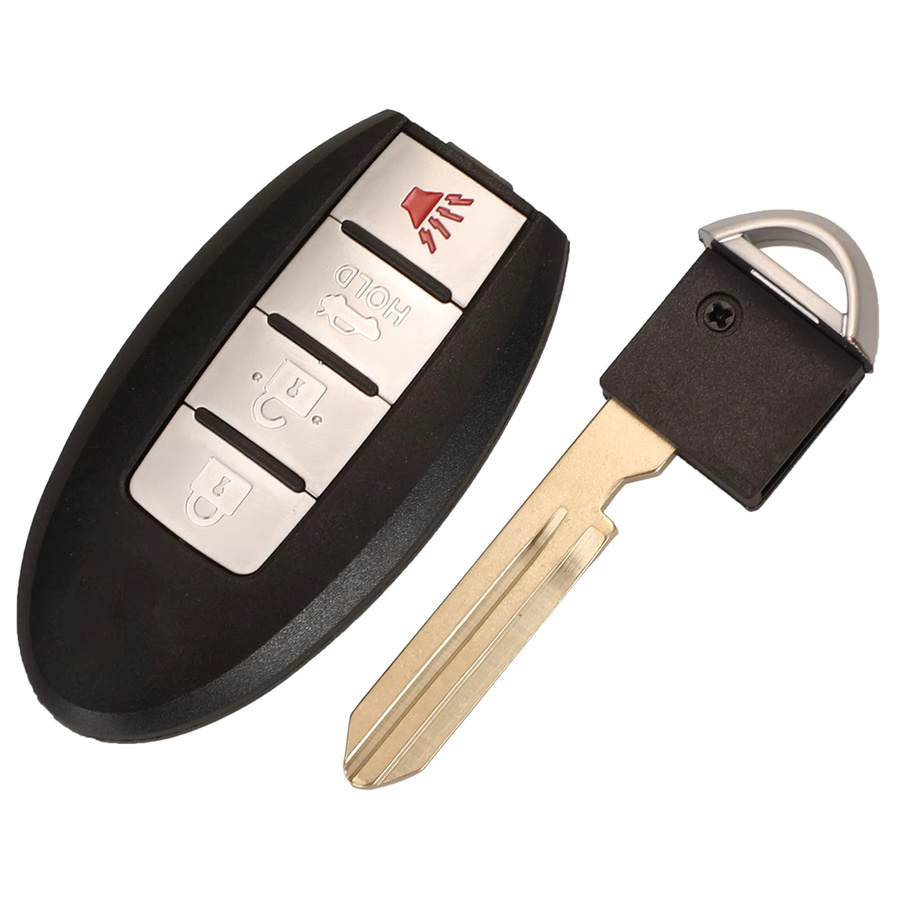 Jingyuqin Smart Car Key Case Shell für Nissan und Infiniti in Schwarz - Bild 3
