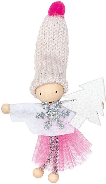 Rico Design Geschenkanhänger Wichtel Weihnachten mit Spruch, multicolor, Höhe: 8 cm - Bild 1