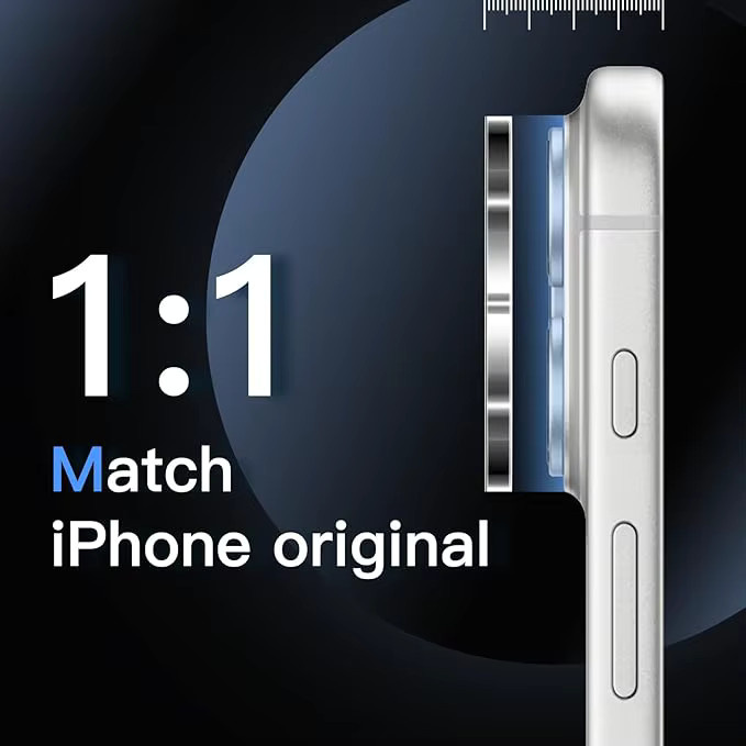 3er-Set Kameraobjektivschutzglas für Apple iPhone 17 Pro Max, 17 Air und iPhone 17, transparent, kratzfest und bruchsicher - Bild 2