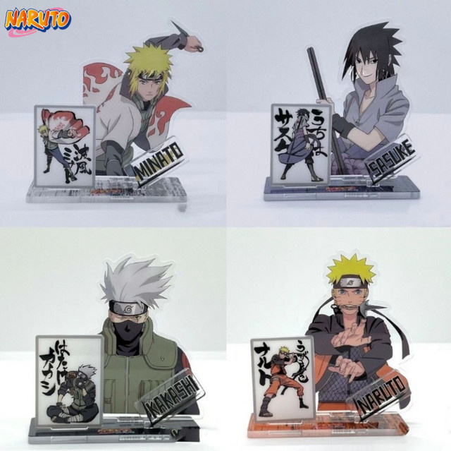 Naruto Uzumaki und Sasuke Uchiha Acryl Tischständer Ornament in Transparent und Multicolor - Bild 1