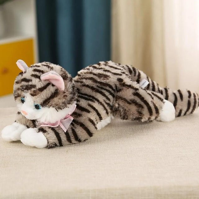 Yiran toy Simulations-Katze, Plüschpuppe, miauend, 30cm, ab 0 Jahre - Bild 1