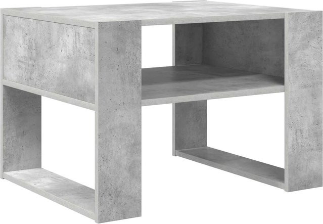 vidaXL Couchtisch modern in Betongrau aus Holzwerkstoff, B/T/H: 66 x 53 x 45 cm - Bild 1