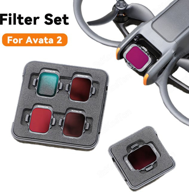 DJI Avata 2 Filterset mit ND und MCUV Filtern für deine Action Camera - Bild 1