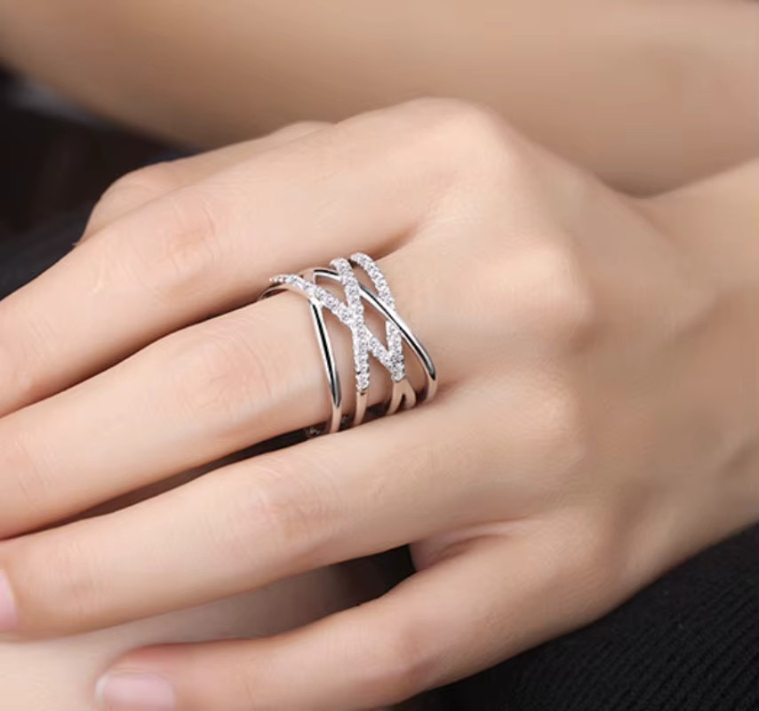 YDSMOSO Ring 925 Silber, Zirkonia, Damen - Bild 3