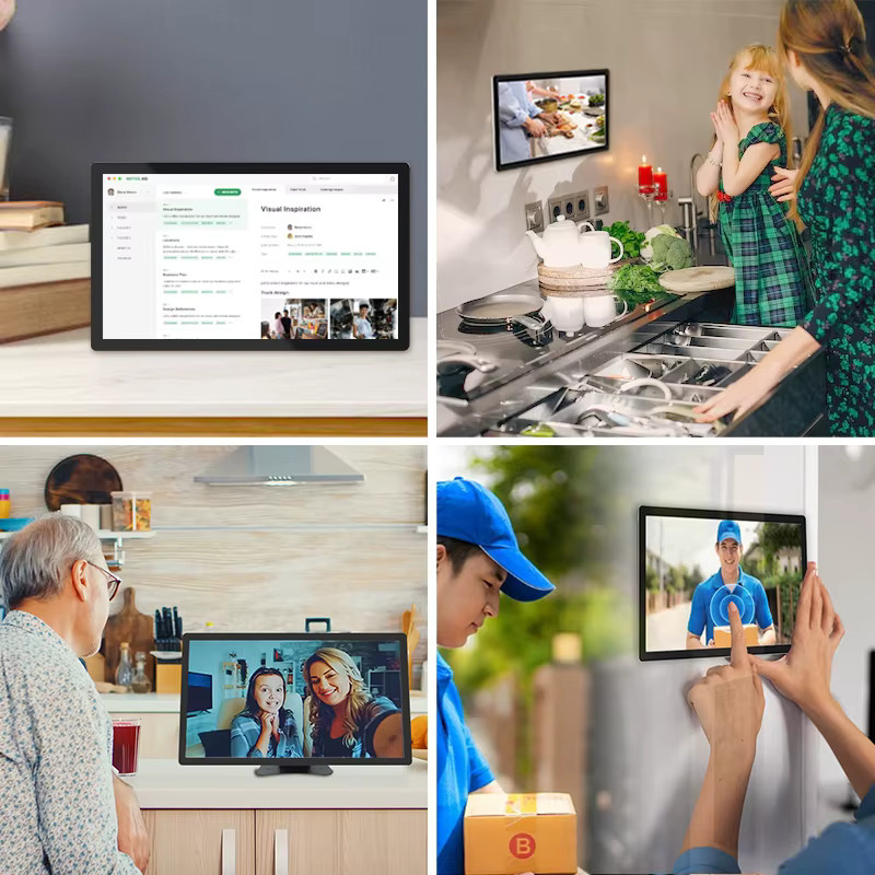 TouchWo Intelligenter Touchscreen-Digitalkalender und Aufgabentabelle in Schwarz für Arbeit und Familienplanung (15,6-43 Zoll) - Bild 4