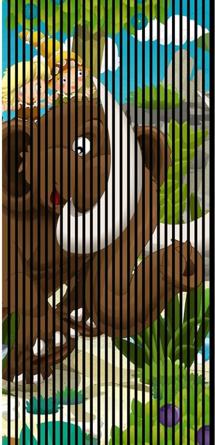 FN Acustico Akustikplatte Mammuts 1 in Bunt aus PET und MDF, H x B x T: 2.400 x 1.133 x 19 mm - Bild 1