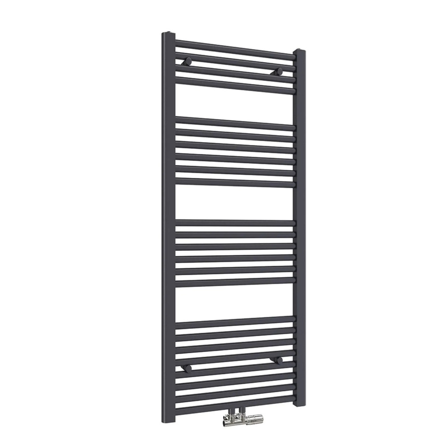 Emke Badheizkörper Handtuchwärmer Anthrazit B: 50 cm, H: 120 cm, 513W - Bild 2