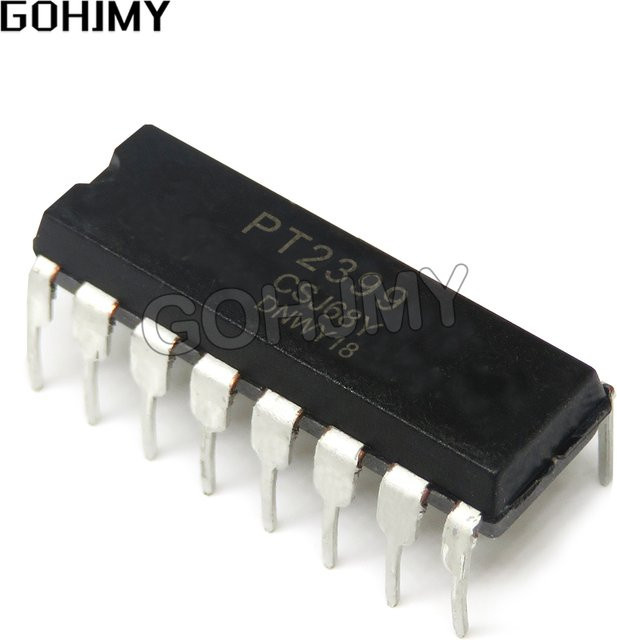 GOHJMY 10er Set PT2399 CD2399GP Audio Digital Reverb IC Chips in Schwarz - Bild 1