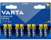 VARTA Longlife Power Batterien AA, 1,5 V, 8 Stück - Bild 1