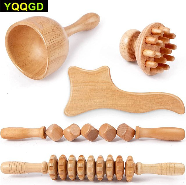 YQQGD Maderotherapie Massage Kit, Holz, Unisex - Bild 1