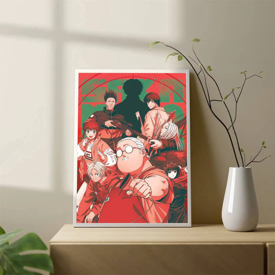Kayou SAKAMOTO DAYS Anime Poster selbstklebend wasserfest Papieraufkleber Mehrfarbig Rechteckig - Bild 5