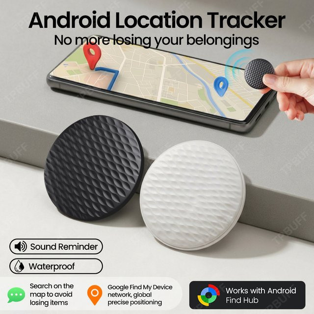 Google Find My GPS-Tracker 1er-Pack in Schwarz für Android-Geräte - Bild 1